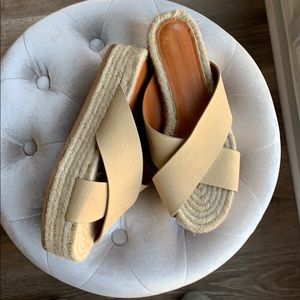 All saints crossover espadrille sandals